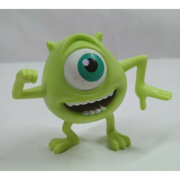 2005 Disney Pixar Monsters Inc. #5 Mike Wazowski Glow In Dark Eye McDonald's Toy - Picture 1 of 6
